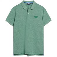 Superdry Classic Pique polo heren bright green grit 
