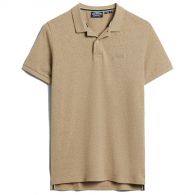 Superdry Classic Pique polo heren brown fleck marl 