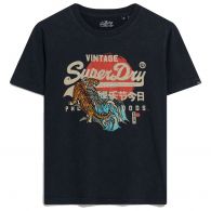 Superdry Tokyo Relaxed shirt dames eclipse navy 