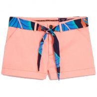 Superdry Chino Hot short dames neon red 