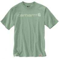 Carhartt Logo Graphic shirt heren loden frost heather 