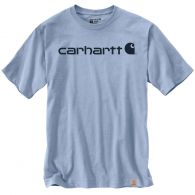 Carhartt Logo graphic shirt heren fog blue 