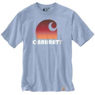 Carhartt C Graphic shirt heren fog blue 