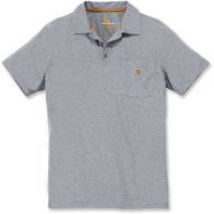 Carhartt Force Relaxed Fit Midweight polo heren heather grey