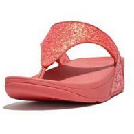 Fitflop Lulu Glitter Toe-Thongs slippers dames rosy coral 