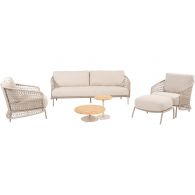 4 Seasons Outdoor Puccini Volta loungeset large beige 