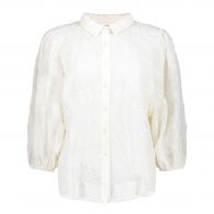 Geisha Broderie flowers blouse dames off white 