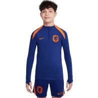 Nike Nederland Dri-FIT Strike trainingsshirt junior deep royal blue safety orange