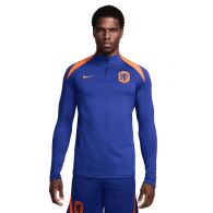 Nike Nederland Dri-FIT Strike trainingsshirt heren deep royal blue safety orange