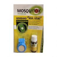 Mosquitox Klik Klak Citronella-olie armband 