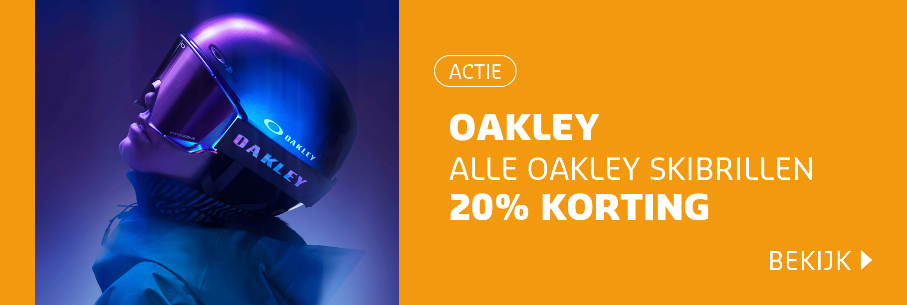 Alle Oakley skibrillen 20% korting 