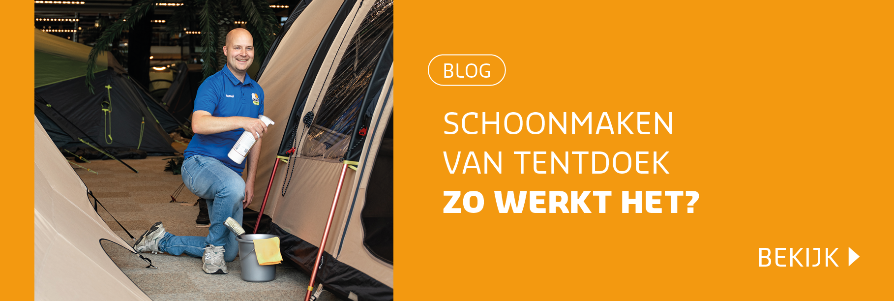 Blog: Schoonmaken van tentdoek &ndash; zo werkt het.