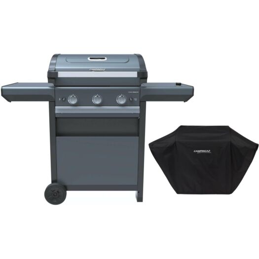 Campingaz 3 Series Select S gasbarbecue black grey met gratis hoes Gas bbq - Barbecues De Wit Schijndel