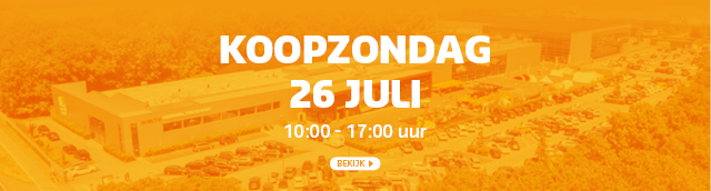 Koopzondag 26 juli 