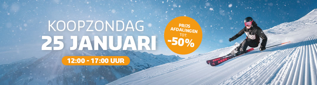 Koopzondag 25 januari