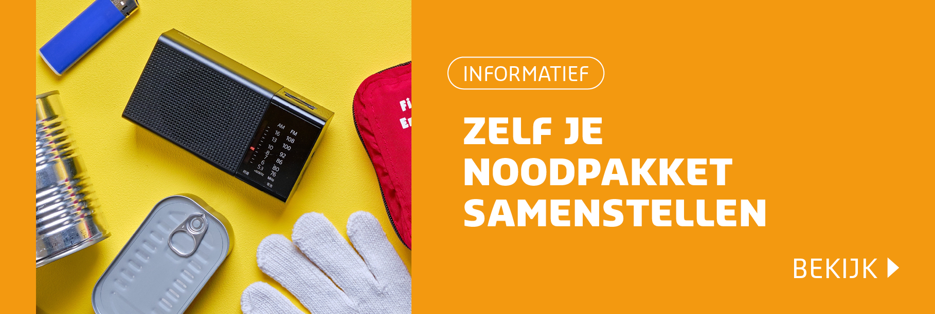 Noodpakket samenstellen 