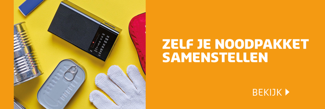 Zelf je noodpakket samenstellen 